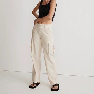 Madewell Garment-Dyed Low-Slung Straight Cargo Pants Size 33